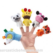 Qenci Cartoon Animal Finger Puppet Children Educational Dolls Toys Finger Puppets Hedgehog B07P3Z9X48